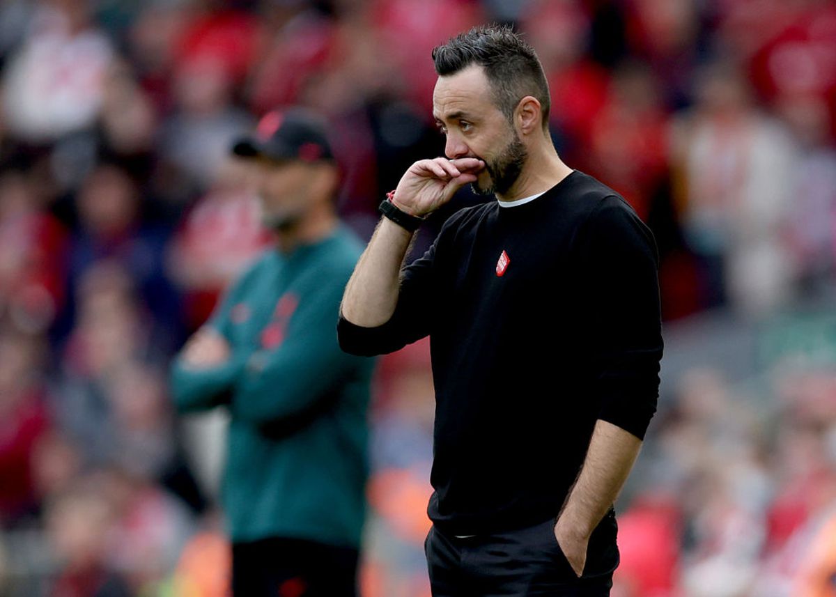 Liverpool a revenit de la 0-2 cu Brighton, dar n-a câștigat