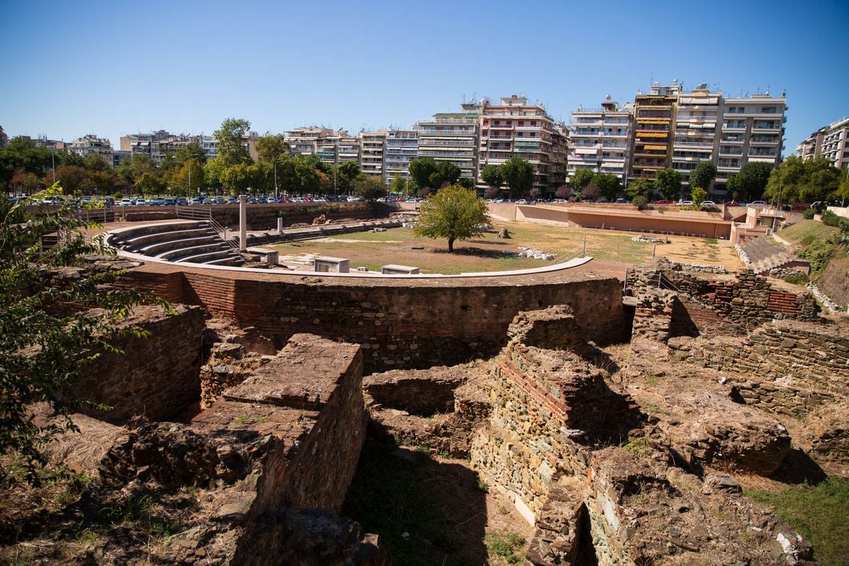 Ruine romane în Salonic