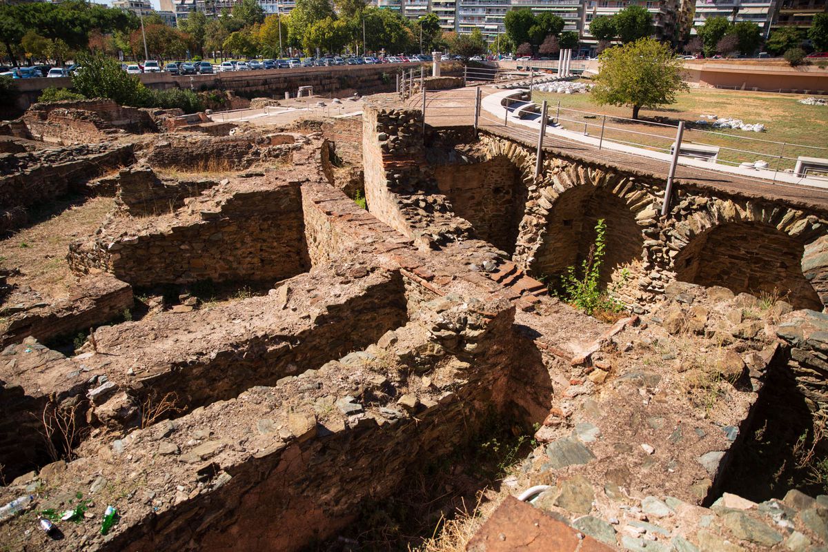 Ruine romane în Salonic