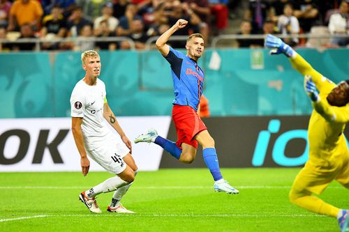 În primul meci, FCSB a trecut cu 4-1 de RFS