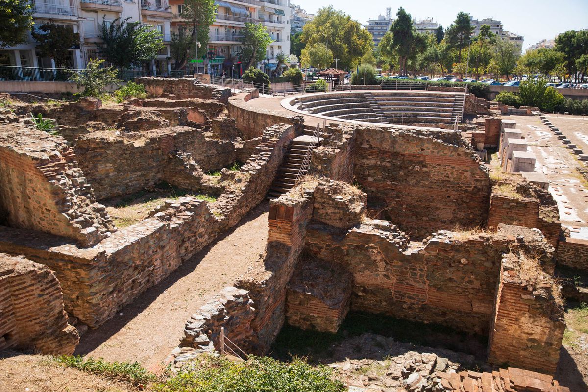 Ruine romane în Salonic