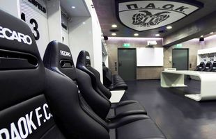 De suflet! Un detaliu din vestiarul lui PAOK Salonic care e pe placul lui Gigi Becali