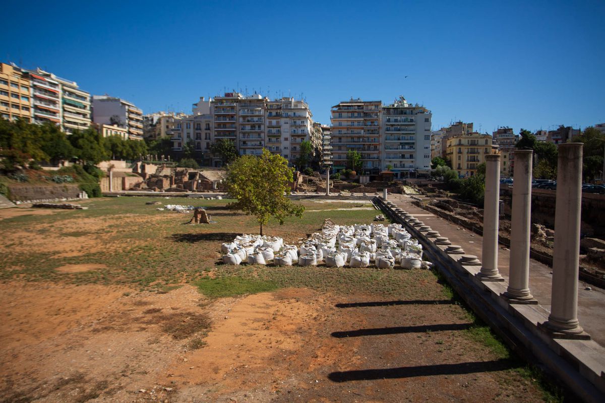 Ruine romane în Salonic