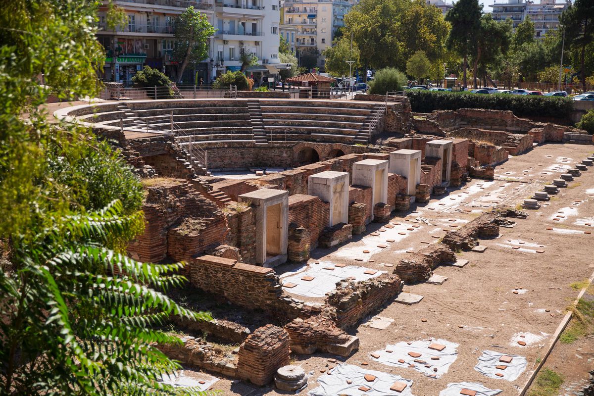 Ruine romane în Salonic