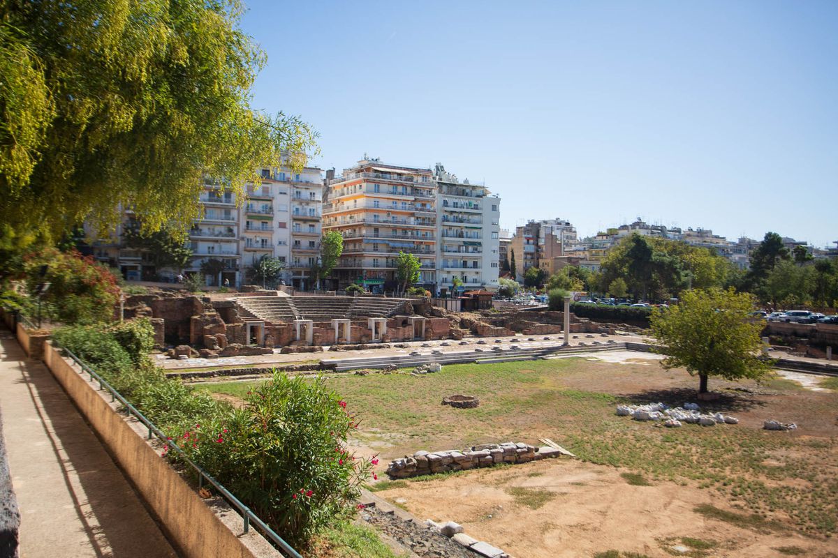 Ruine romane în Salonic