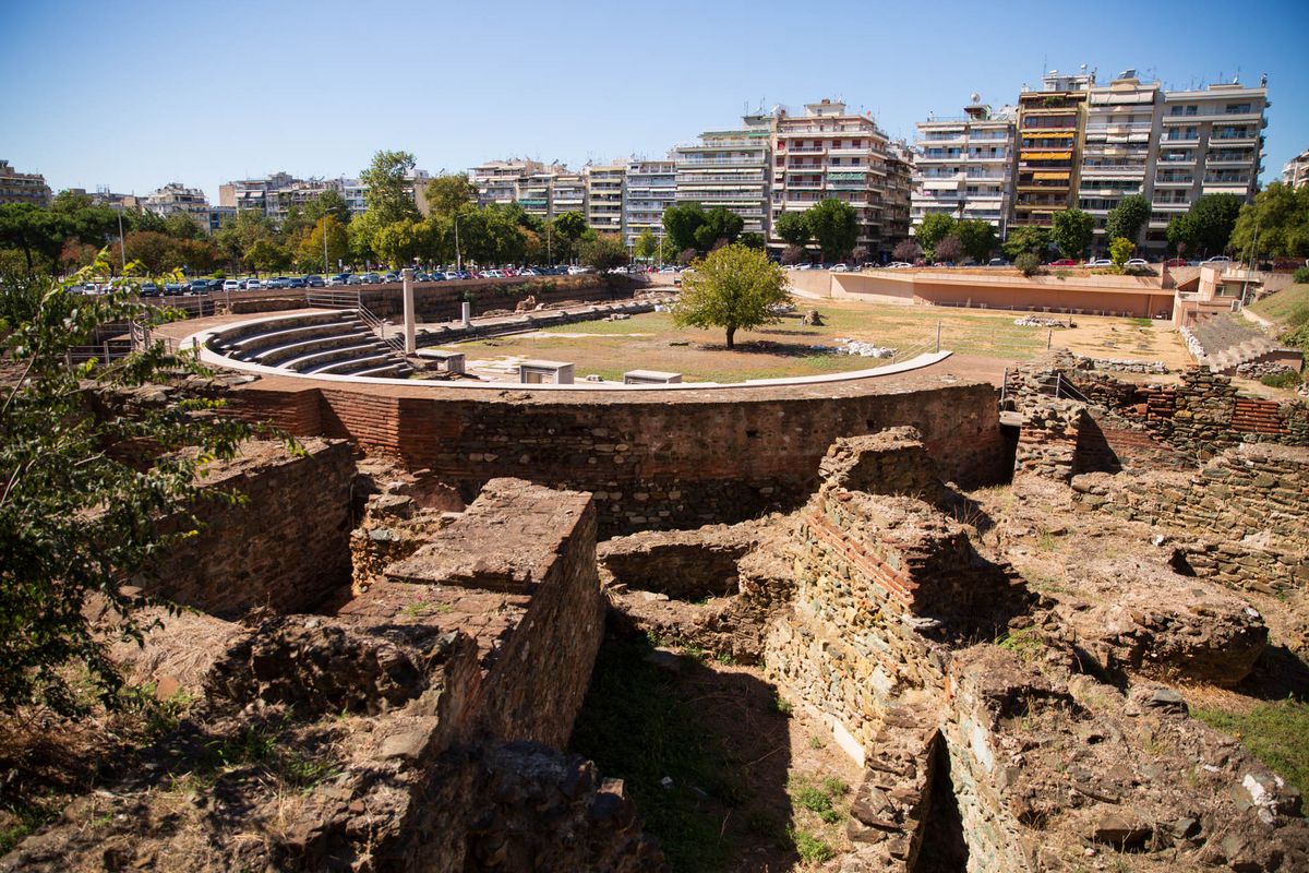 Ruine romane în Salonic