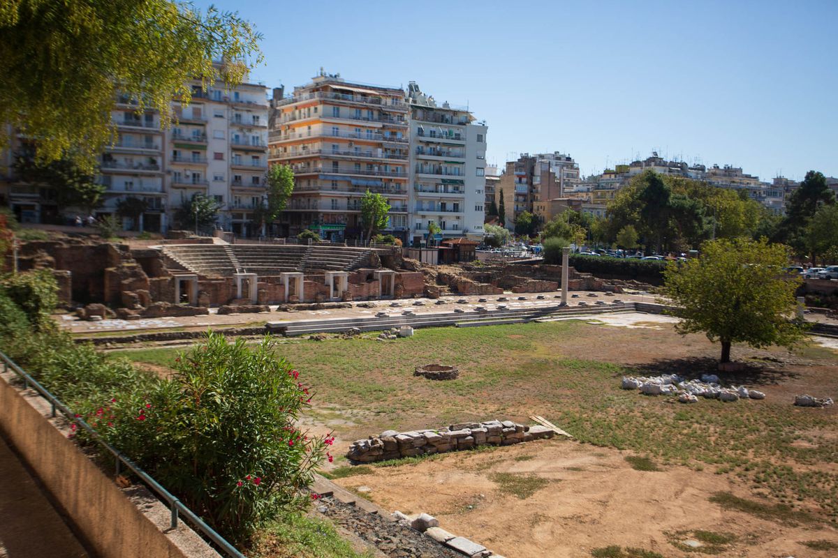 Ruine romane în Salonic