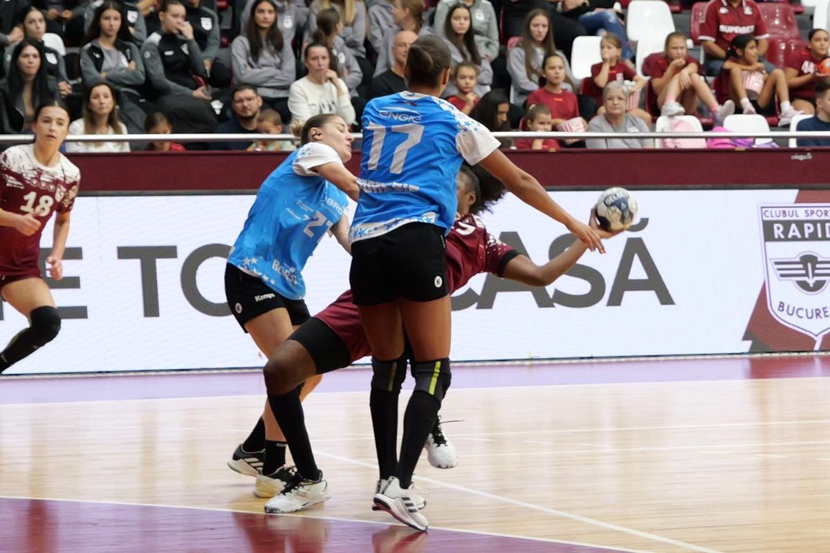 Rapid - CSM București, derby-ul etapei a 4-a din Liga Florilor