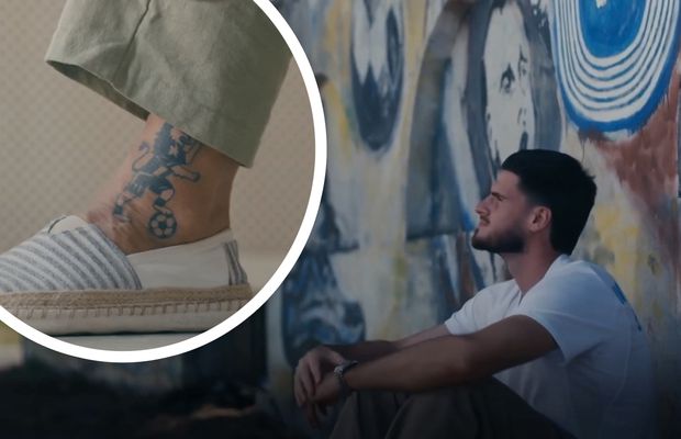 Craiova pe UEFA TV: detalii din interior despre Universitatea + Sorin Cârțu și-a arătat tatuajul de pe gleznă