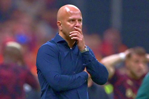 Arne Slot, în Galatasaray - Liverpool. FOTO: Imago Images