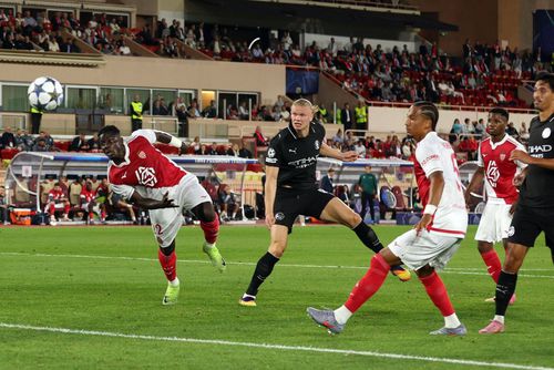 Erling Haaland în Monaco - Manchester City / Foto: Imago