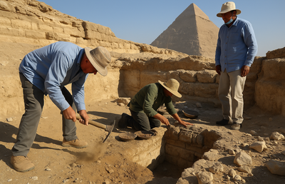 Statuie antică a lui „Messi", descoperire unică în Egipt