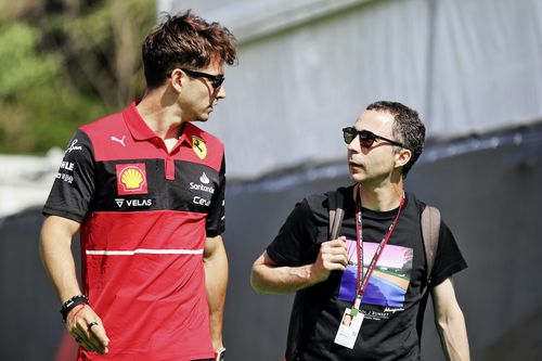 Charles Leclerc (stânga) și Nicolas Todt (dreapta) / Foto: autohebdo.fr
