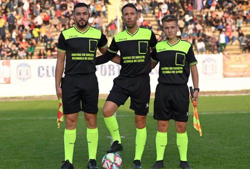 George Găman, alături de Cătălin Ghiță și Valentin Hîțu/ foto: Facebook @Club Sportiv Medgidia