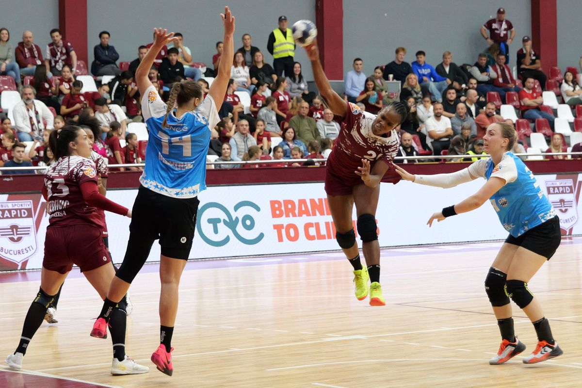 Rapid - CSM București, derby-ul etapei a 4-a din Liga Florilor