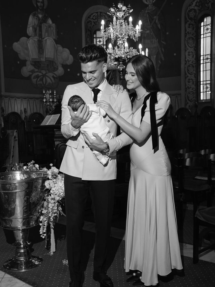 Botez copil Ianis Hagi/ foto: Instagram