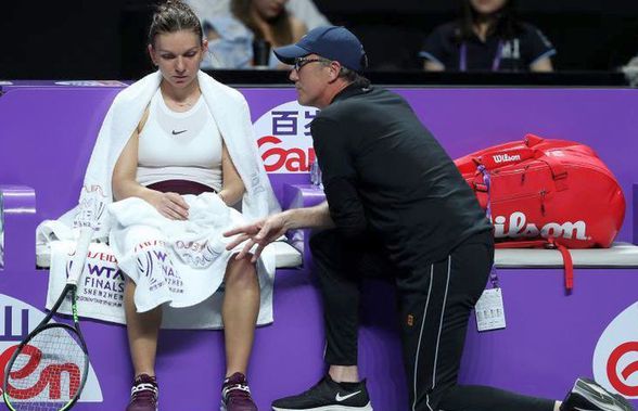 SIMONA HALEP - KAROLINA PLISKOVA // Românca a cerut ajutorul lui Cahill, după dezastrul din primul set: „Începe cu asta”