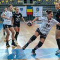 Andreea Țîrle, în meciul cu Minaur FOTO Dan Potor