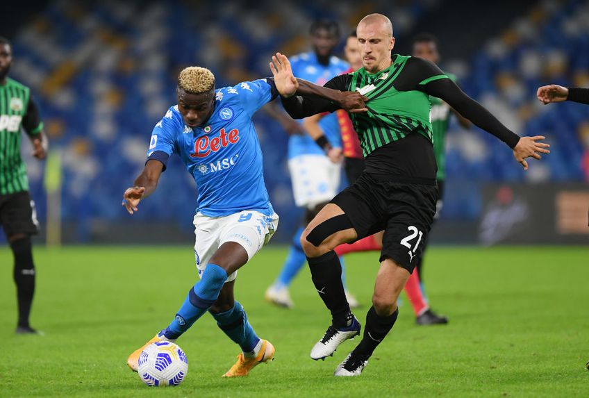 Vlad Chiricheș (30 de ani) a avut o prestație solidă în victoria obținută de Sassuolo pe terenul lui Napoli, scor 2-0.