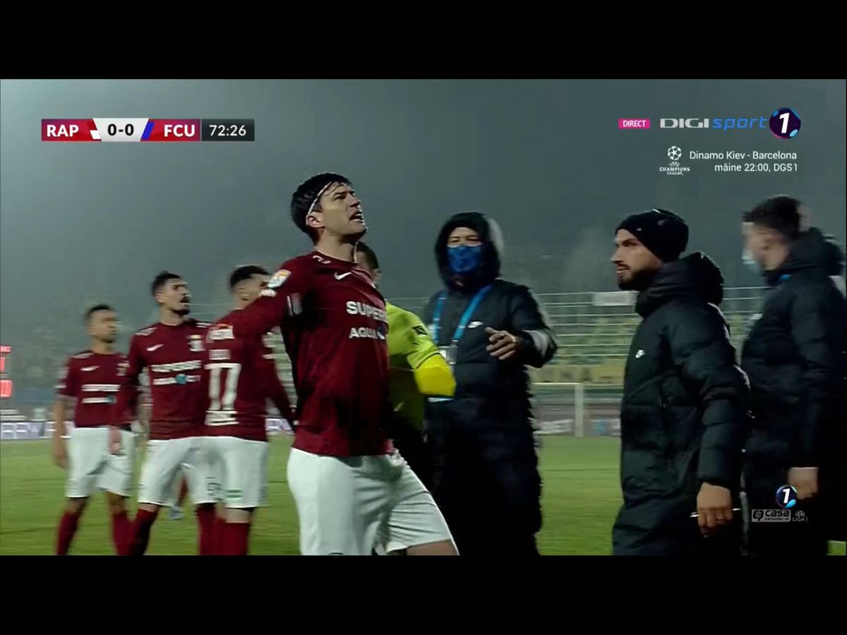 Conflict incendiar! Săpunaru, scandal de proporții în timpul meciului » S-a implicat și Mititelu jr.!