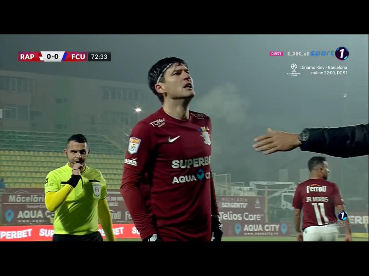 FOTO Rapid - FCU Craiova, scandal 01.11.2021