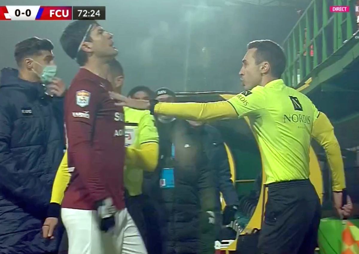 Conflict incendiar! Săpunaru, scandal de proporții în timpul meciului » S-a implicat și Mititelu jr.!