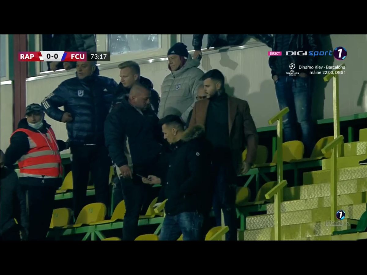 FOTO Rapid - FCU Craiova, scandal 01.11.2021