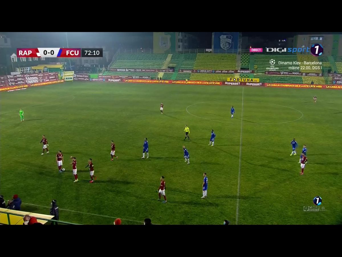FOTO Rapid - FCU Craiova, scandal 01.11.2021