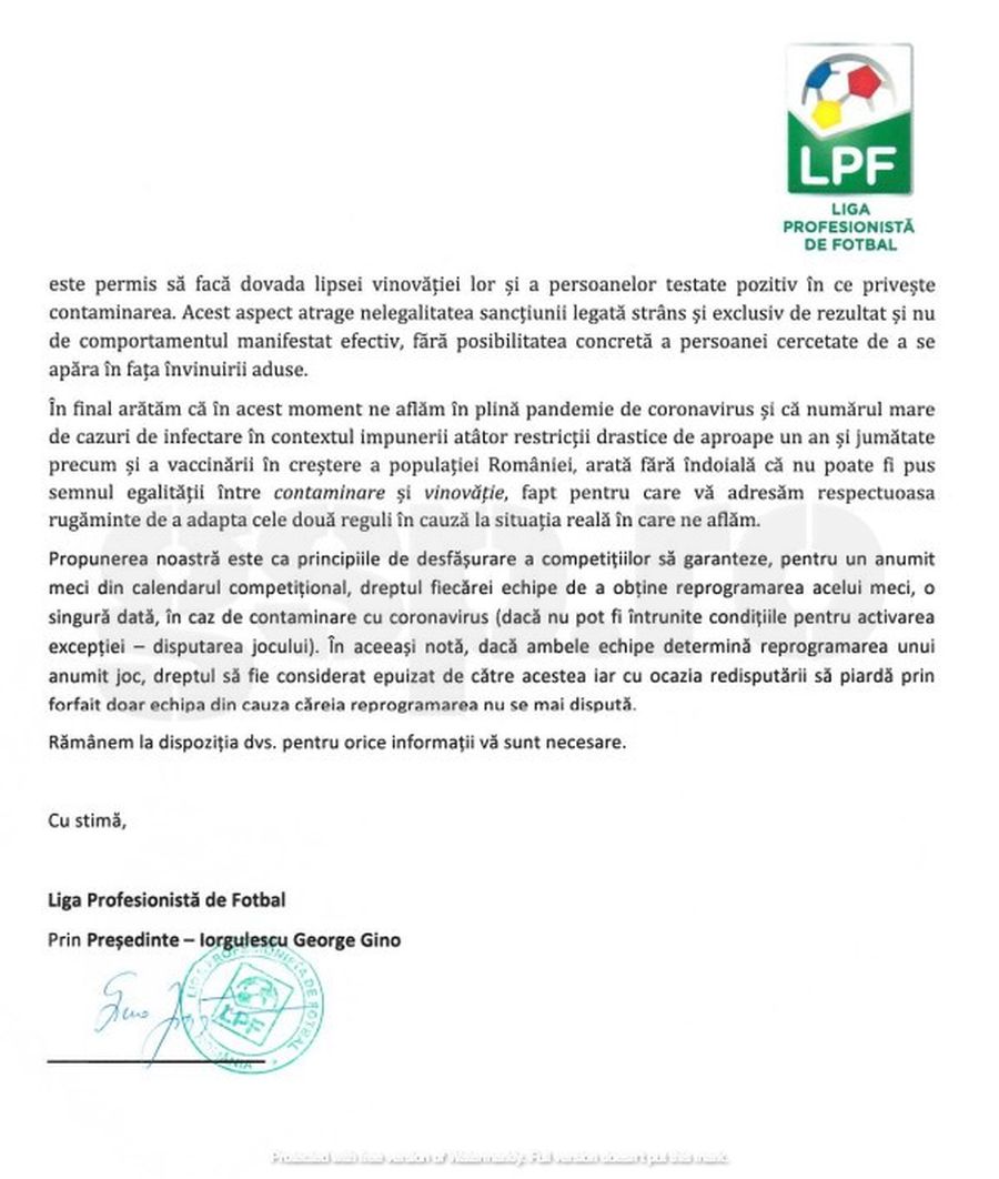 LPF a retras propunerea de a schimba regula care o avantaja pe FCSB! Burleanu: „Am da naștere multor altor probleme dacă s-ar interveni”