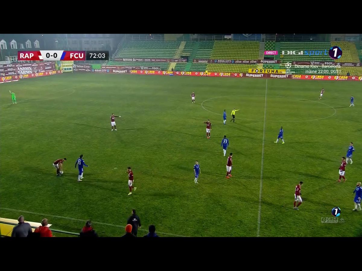 FOTO Rapid - FCU Craiova, scandal 01.11.2021