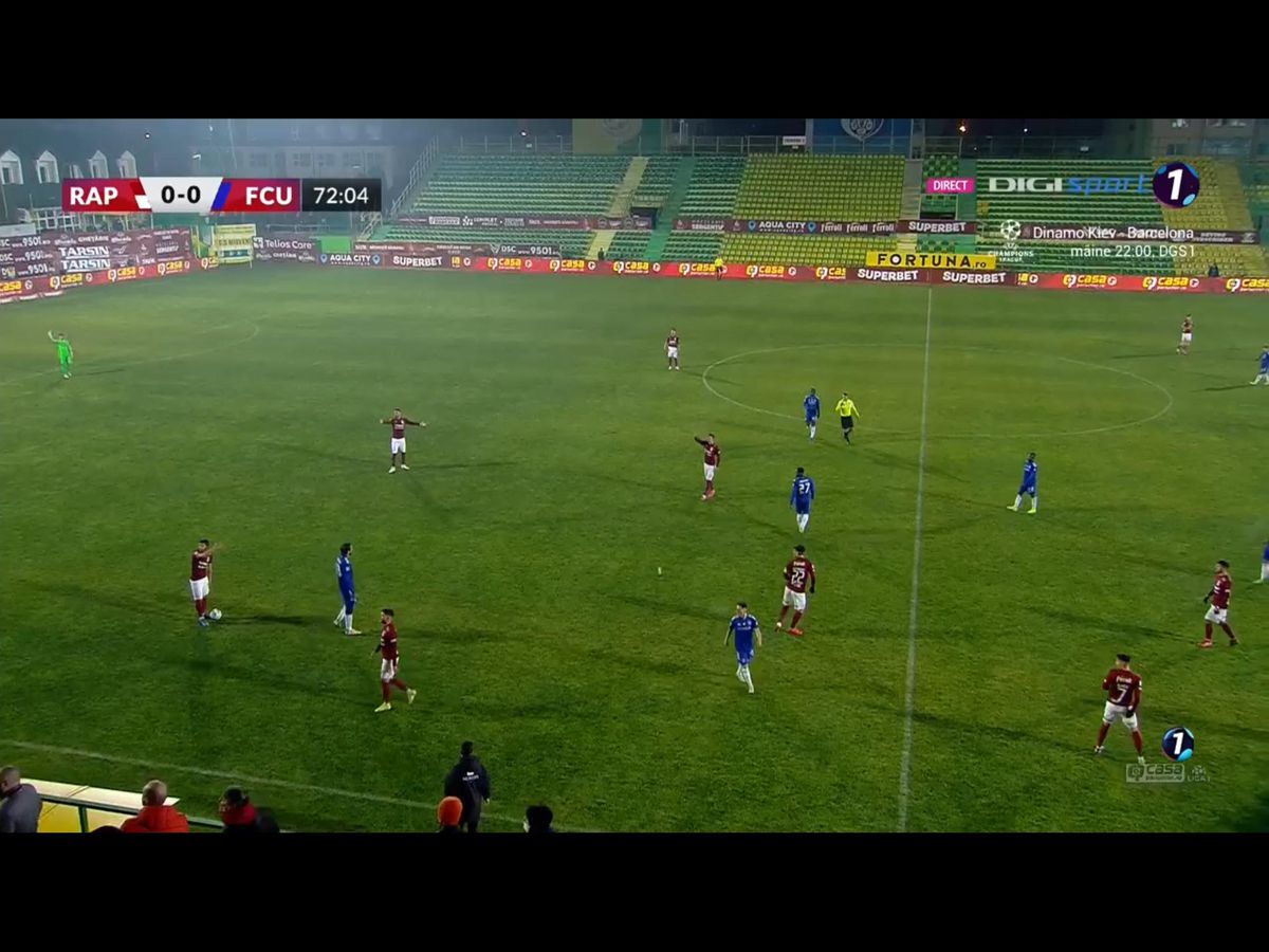 FOTO Rapid - FCU Craiova, scandal 01.11.2021