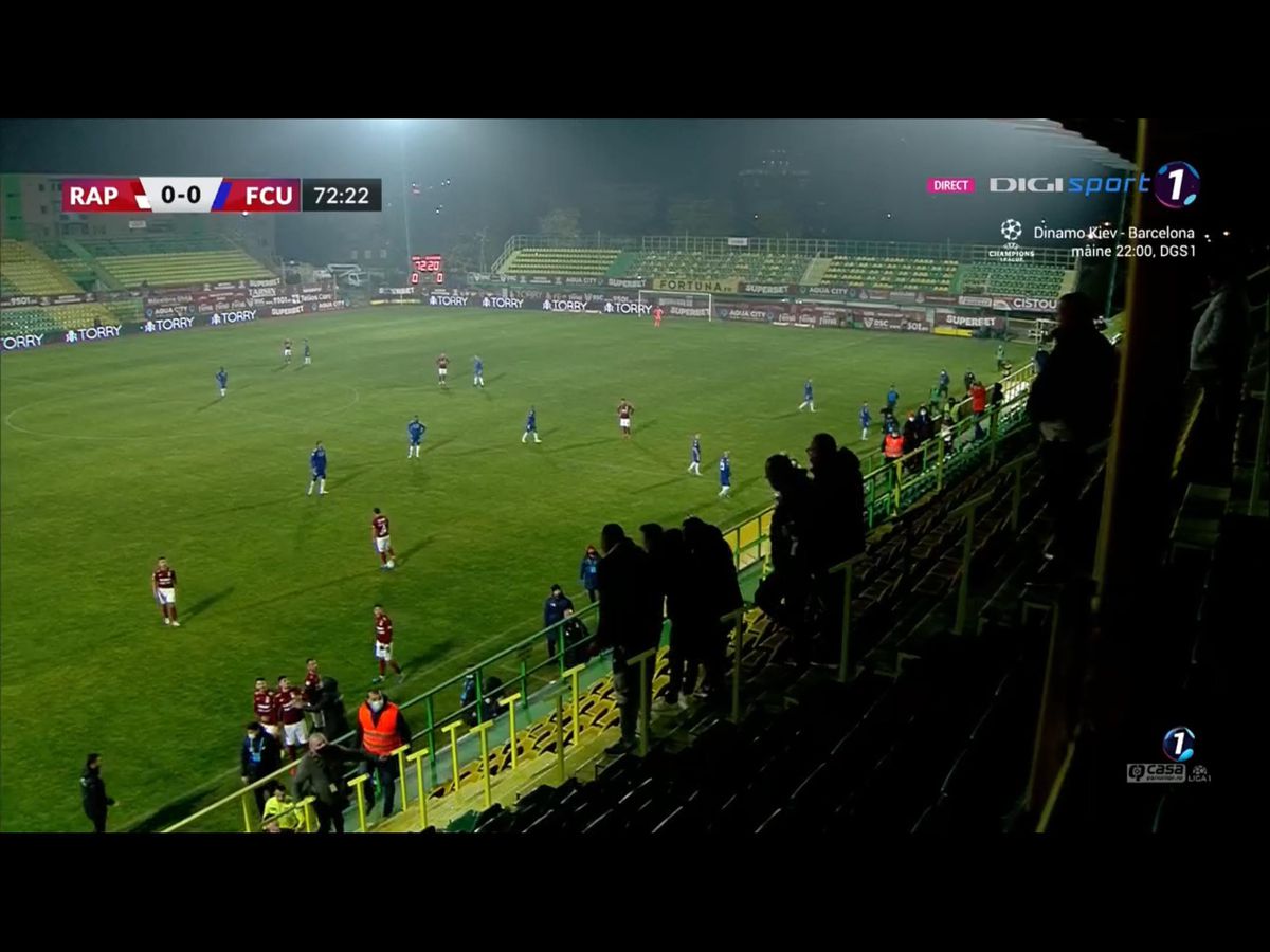 Conflict incendiar! Săpunaru, scandal de proporții în timpul meciului » S-a implicat și Mititelu jr.!