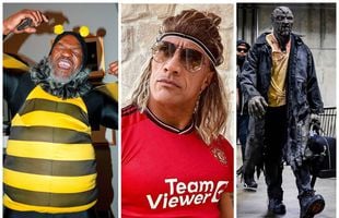 Cele mai spectaculoase „deghizări” de Halloween » The Rock s-a transformat în Beckham, show total în NFL + Mike Tyson „înțeapă” ca o albină
