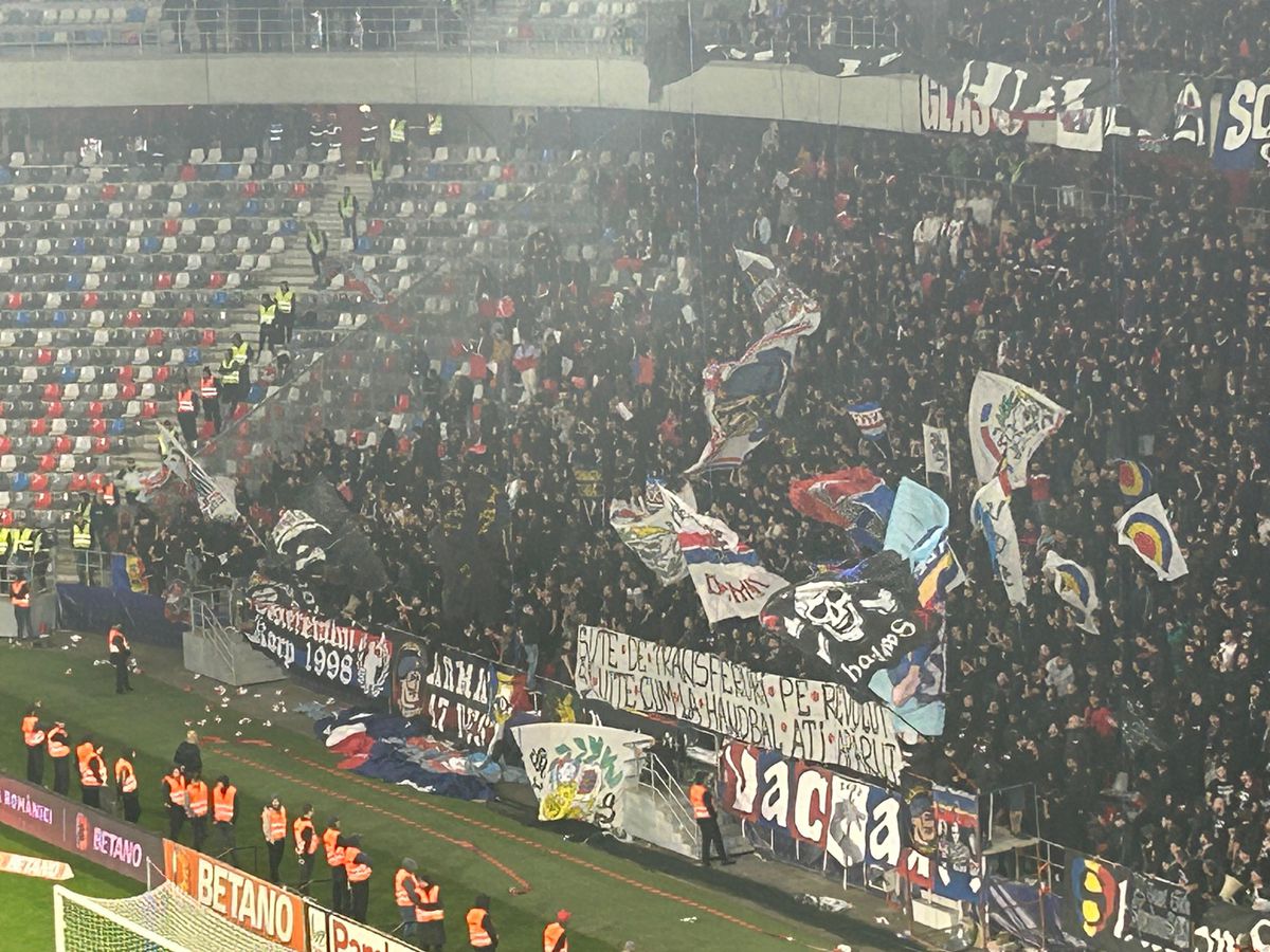 Mesajele afișate în Ghencea la derby-ul CSA Steaua - Rapid