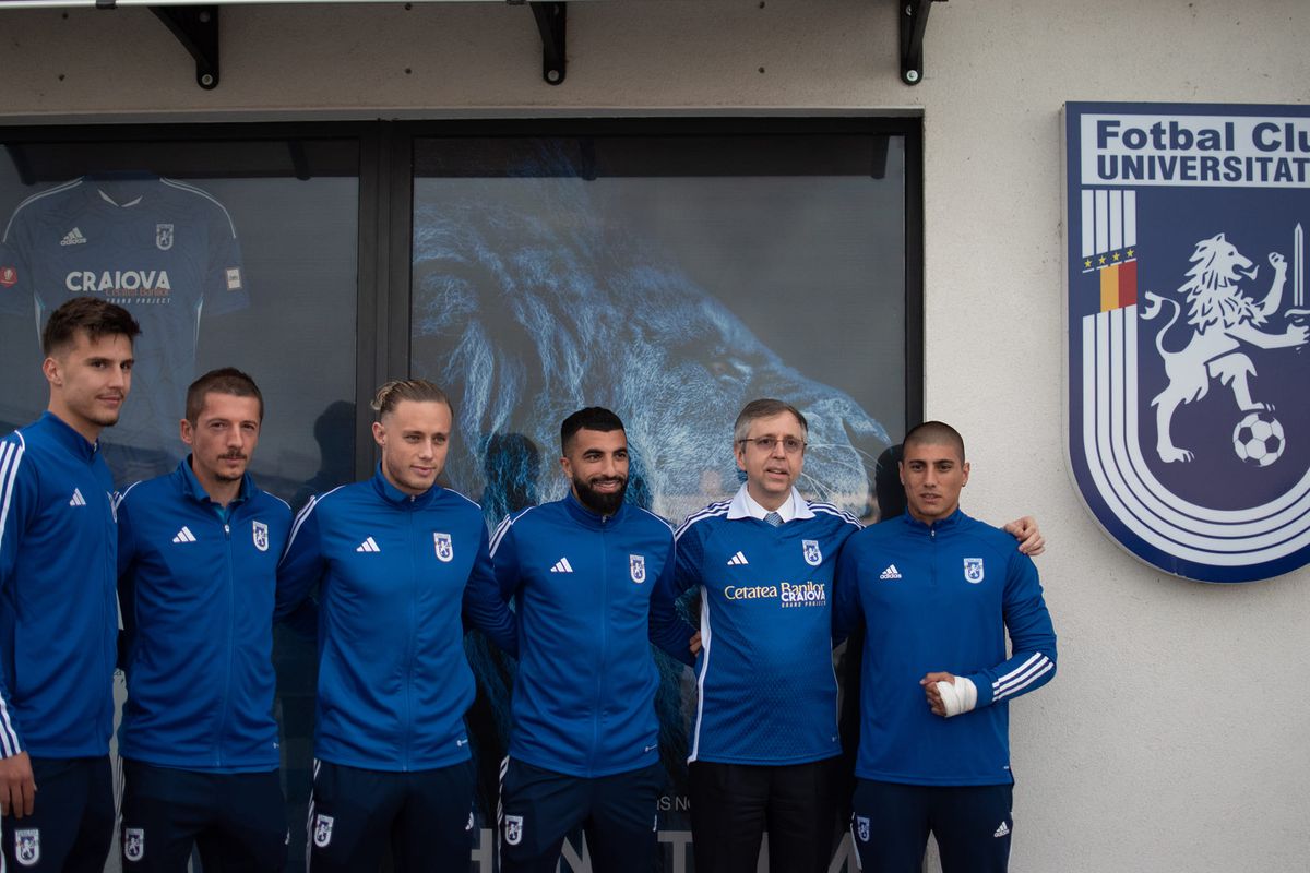 Ambasadorul Argentinei în România, Carlos Alejandro Poffo, a avizat baza de pregătire a celor de la FCU Craiova