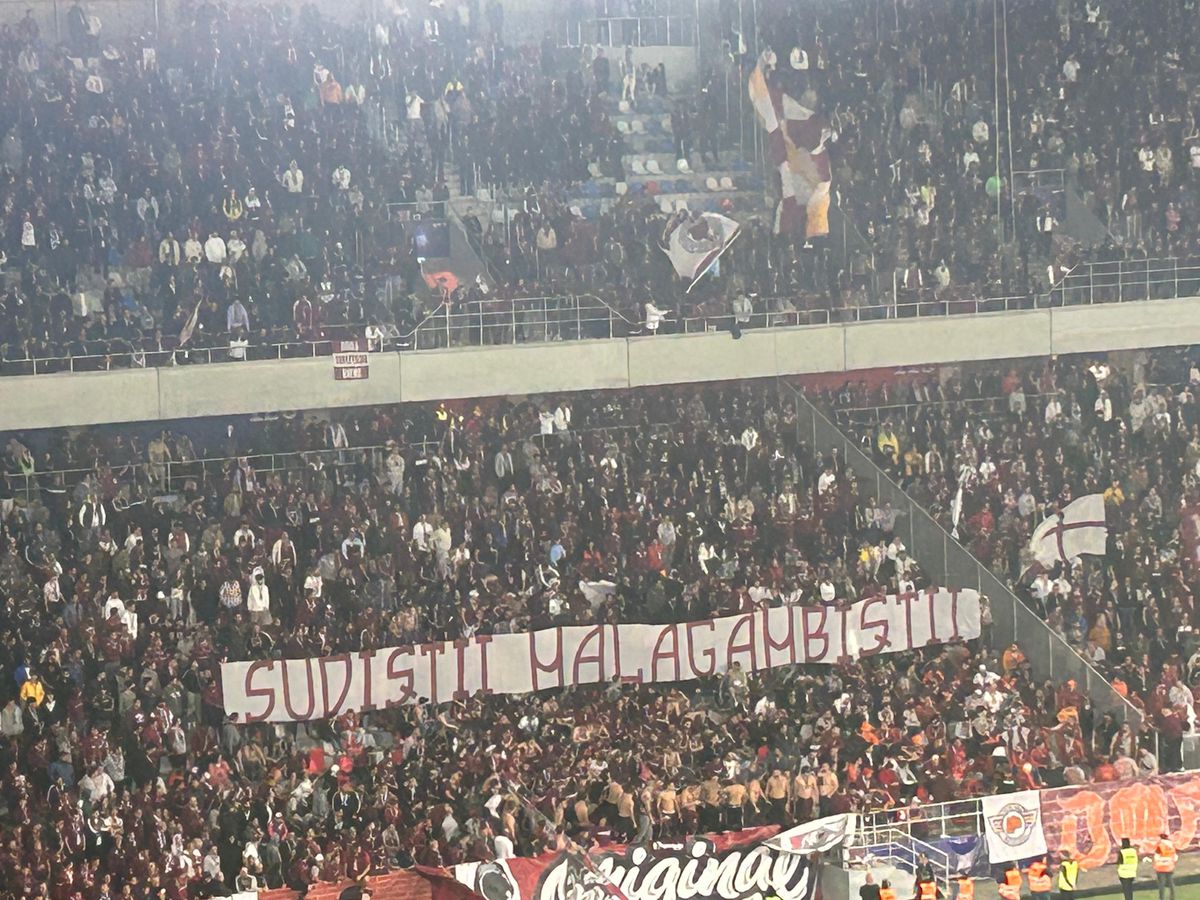 Mesajele afișate în Ghencea la derby-ul CSA Steaua - Rapid