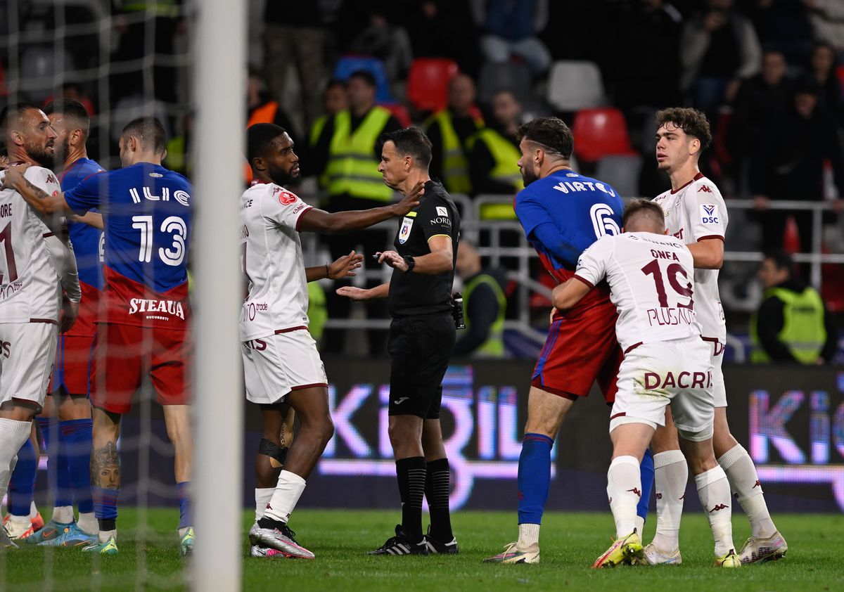 Daniel Vîrtej, conflict în prelungirile meciului Steaua - Rapid