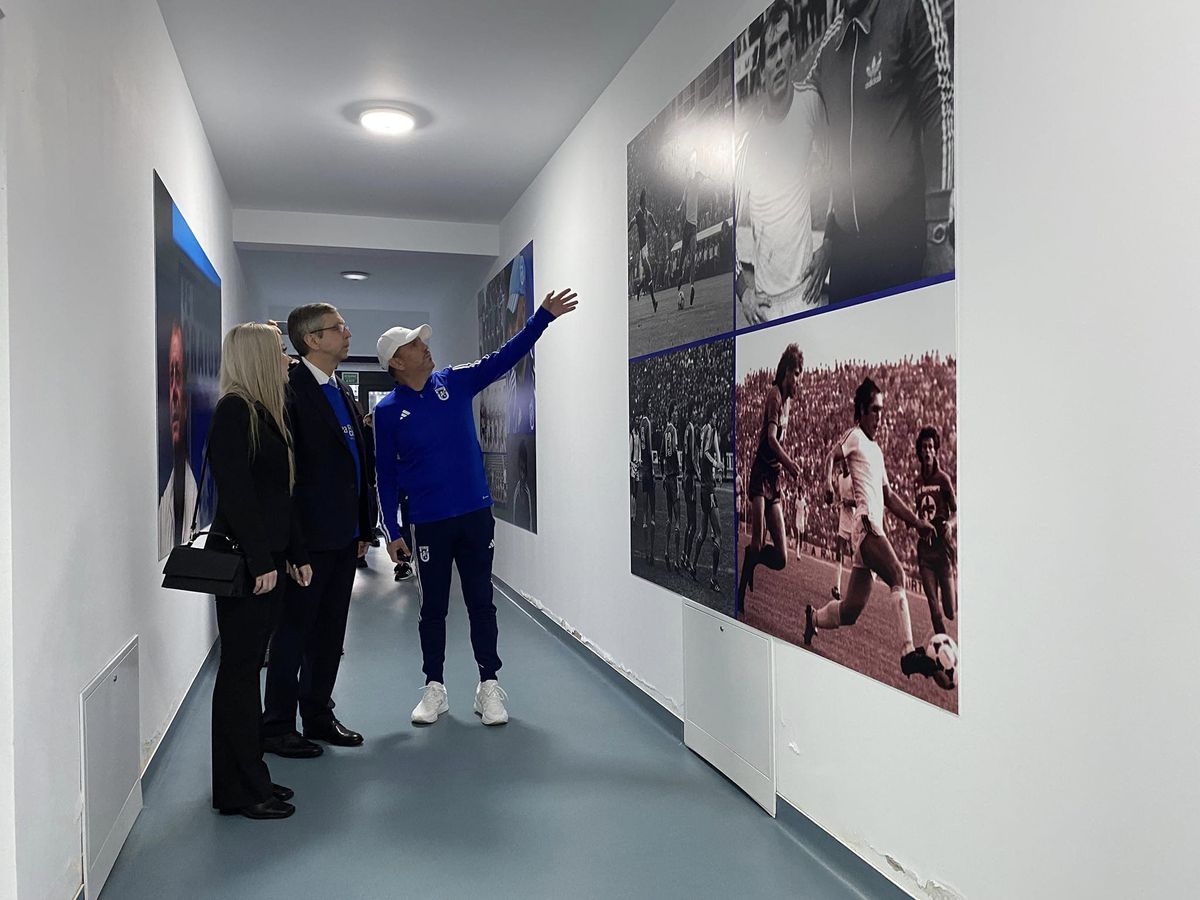 Ambasadorul Argentinei în România, Carlos Alejandro Poffo, a avizat baza de pregătire a celor de la FCU Craiova