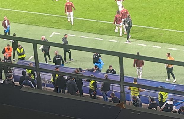 Fotbaliștii Rapidului, huiduiți de galerie după remiza cu Steaua » Imagini surprinzătoare surprinse în Ghencea