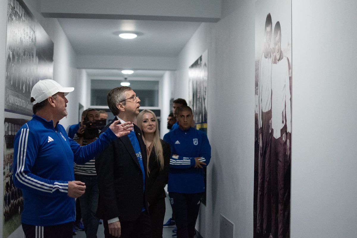 Ambasadorul Argentinei în România, Carlos Alejandro Poffo, a avizat baza de pregătire a celor de la FCU Craiova