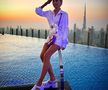 Crina Abrudan în costum de baie! Cum a apărut la o piscină de lux din Dubai