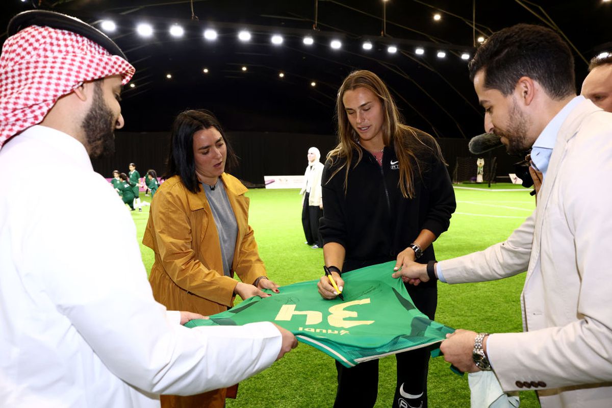 Primele 8 jucătoare ale lumii au strălucit înainte de Turneul Campioanelor » Apariții încântătoare în Arabia Saudită