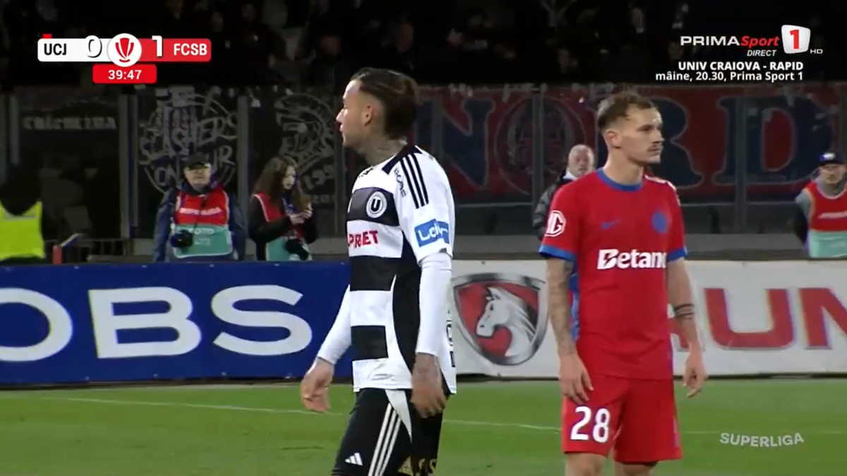 Eliminare Murgia în U Cluj - FCSB