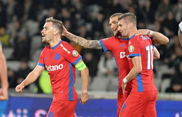 Precum un atacant! Gol de kinogramă marcat de Olaru în U Cluj - FCSB
