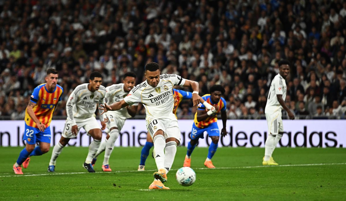 Real Madrid - Valencia 4-0 » Mbappe și două eurogoluri o desprind pe Real Madrid în fruntea La Liga