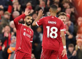 Liverpool câștigă după mai bine de o lună în Premier League! Salah și Gravenberch au adus victoria „cormoranilor” în fața propriilor suporteri
