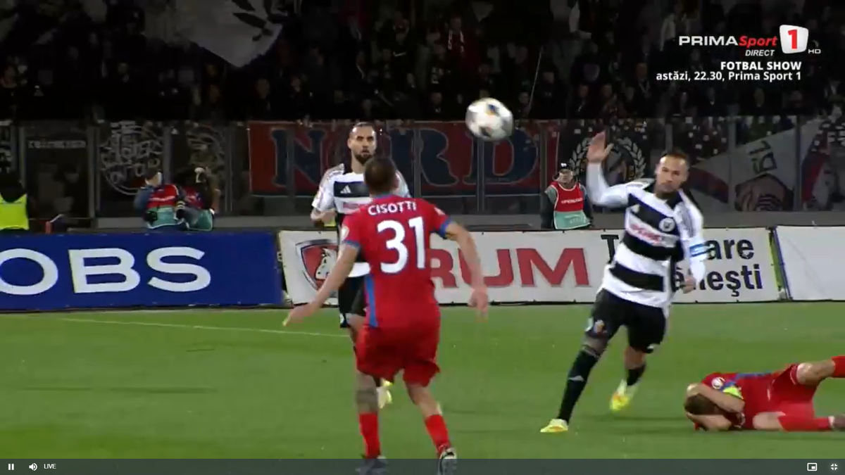 Eliminare Murgia în U Cluj - FCSB