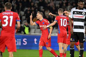 U Cluj - FCSB, care pe care pentru play-off-ul Superligii » Darius Olaru majorează avantajul campioanei!