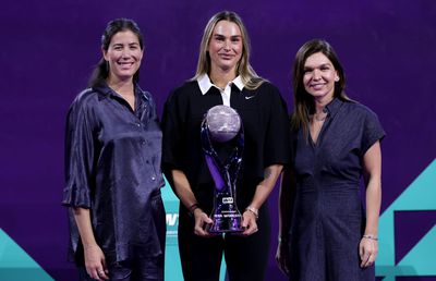 Simona Halep, momentul serii la Turneul Campioanelor, alături de Aryna Sabalenka și Garbine Muguruza