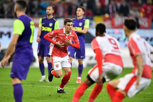 Alberto Soro, lăudat de Florin Prunea pentru golul marcat în Dinamo - CFR Cluj/ foto: Cristi Preda (GSP)